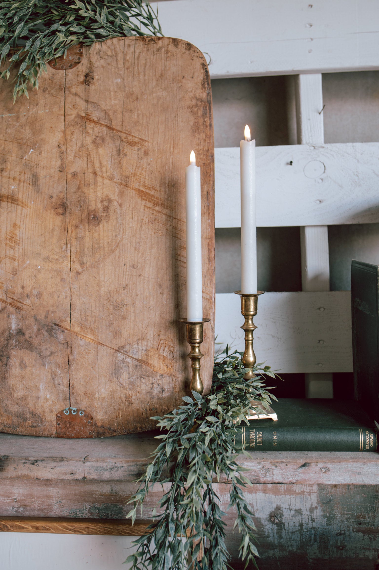 Flameless Radiance Taper Candle (Set of 2) The Little Burlap Barn