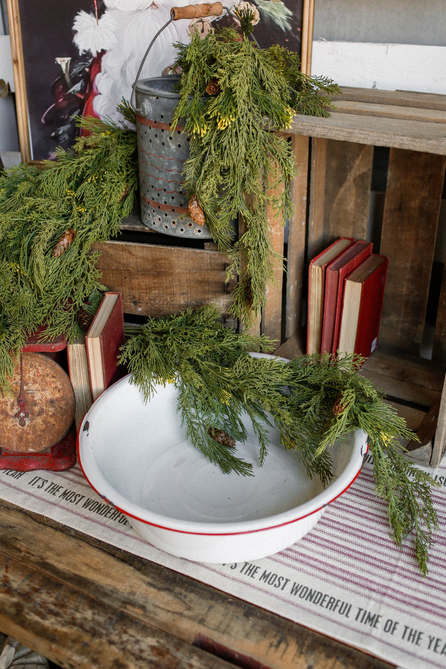 Alpine Cedar Hanging Stem | The Little Burlap Barn